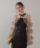 【レジャ/Leja】のLeja-フリルチュールスリーブリボンIラインワンピースドレス結婚式 人気、トレンドファッション・服の通販 founy(ファニー) ファッション Fashion レディースファッション Fashion for Women ワンピース Dresses フォーマル・パーティードレス・結婚式用ドレス Elegant & Casual Dresses エレガント 上品 Elegant クラシカル Classical, Vintage-Inspired シアー Sheer, See-Through スパンコール Sequins, Sequin Embellishment スリーブ Sleeve, Long Sleeve / Short Sleeve チュール Tulip, Tulip Motif デコルテ Décolleté, Neckline ドレス Dress, One-Piece フェミニン Feminine, Girly フラワー Flower, Floral フリル Frill, Ruffle ボレロ Bolero, Short Cardigan モチーフ Motif, Design Theme ラグジュアリー Luxury, Elegant リボン Ribbon, Bow レース Lace, Lace Fabric 結婚式 Wedding thumbnail BLACK|ID: prp329100004720326 ipo3291000000034988115