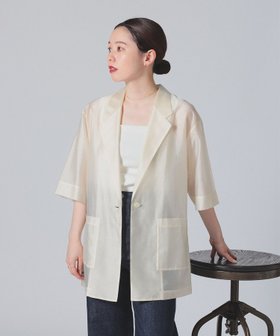 【デミルクス ビームス/Demi-Luxe BEAMS】 【7/25新規値下げ】シアー オーバー テーラージャケット人気、トレンドファッション・服の通販 founy(ファニー) ファッション Fashion レディースファッション Fashion for Women アウター Coat / Outerwear Collection レディースジャケット・軽アウター Jackets クラシカル Classical, Vintage-Inspired シアー Sheer, See-Through ジャケット Jacket, Outerwear セットアップ Set-Up, Coordinated Outfit ポケット Pocket, Pocket Detail リラックス Relax, Relaxed Fit おすすめ Recommended / Our Picks |ID:prp329100004720427