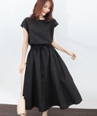 【ミニミニストア/miniministore】のリネンワンピース フレンチスリーブ ブラック|ID: prp329100004720448 ipo3291000000034111227