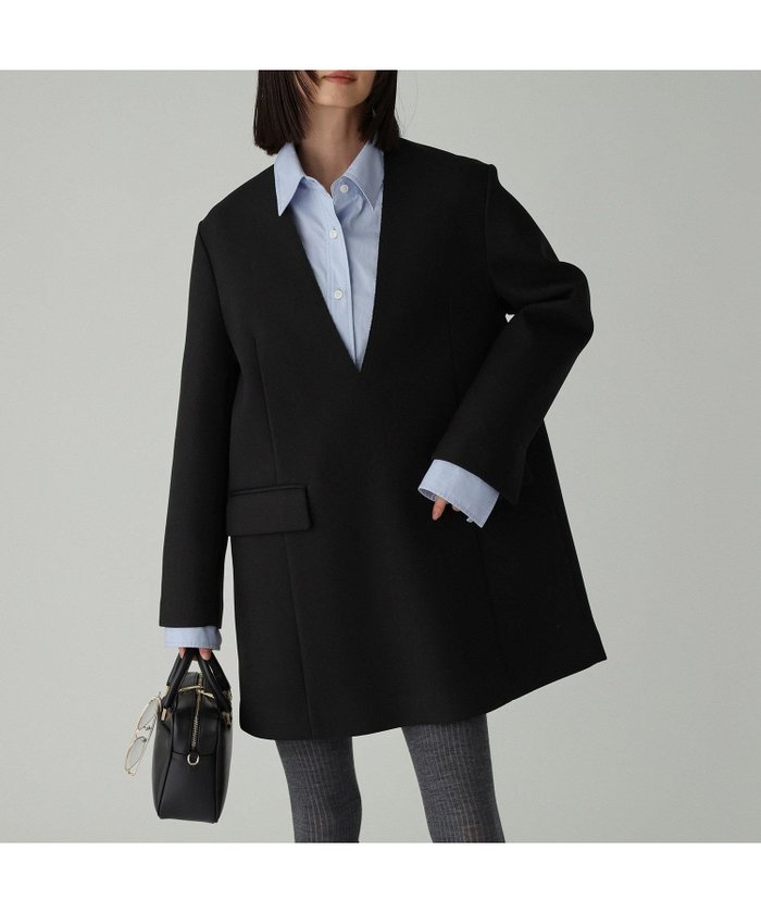 【バビロン/BABYLONE / KIDS】のボンディングミニワンピース インテリア・キッズ・メンズ・レディースファッション・服の通販 founy(ファニー) https://founy.com/ ファッション Fashion キッズファッション Fashion for Kids ワンピース Dresses おすすめ Recommended / Our Picks クラシカル Classical, Vintage-Inspired ジャケット Jacket, Outerwear チュニック Tunic, Long Top ボンディング Bonding, Bonded Fabric 再入荷 Restock / Back in Stock |ID: prp329100004720451 ipo3291000000034111246