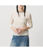 【ビューティ&ユース ユナイテッドアローズ/BEAUTY&YOUTH / UNITED ARROWS】のシアーベロア リンガーロングスリーブTシャツ 人気、トレンドファッション・服の通販 founy(ファニー) ファッション Fashion レディースファッション Fashion for Women トップス・カットソー Cut & Sew Tops シャツ・ブラウス・オフィスカジュアル Elegant Blouses & Button-Ups ロングTシャツ・Tシャツ Longline T-Shirts & Tees ベロアトップス Velour Tops / Velvet-Look Items インナー Innerwear 秋 Autumn カーディガン Cardigan, Knitwear コンパクト Compact, Small Size ジャケット Jacket, Outerwear スリーブ Sleeve, Long Sleeve / Short Sleeve トレンド Trend, Trending Now 人気 Popular, Best Seller パイピング Piping, Trim Design フォルム Silhouette, Form ロング Long, Long-Length おすすめ Recommended / Our Picks thumbnail OFF WHITE|ID: prp329100004720455 ipo3291000000034578945