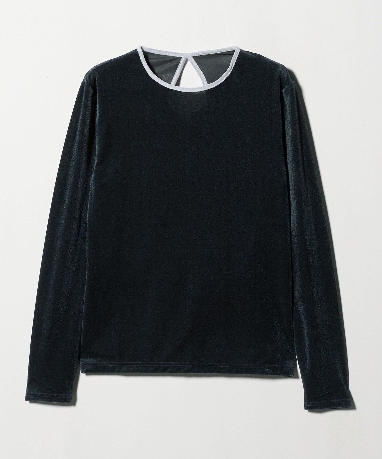 【ビューティ&ユース ユナイテッドアローズ/BEAUTY&YOUTH / UNITED ARROWS】のシアーベロア リンガーロングスリーブTシャツ インテリア・キッズ・メンズ・レディースファッション・服の通販 founy(ファニー) ファッション Fashion レディースファッション Fashion for Women トップス・カットソー Cut & Sew Tops シャツ・ブラウス・オフィスカジュアル Elegant Blouses & Button-Ups ロングTシャツ・Tシャツ Longline T-Shirts & Tees ベロアトップス Velour Tops / Velvet-Look Items インナー Innerwear 秋 Autumn カーディガン Cardigan, Knitwear コンパクト Compact, Small Size ジャケット Jacket, Outerwear スリーブ Sleeve, Long Sleeve / Short Sleeve トレンド Trend, Trending Now 人気 Popular, Best Seller パイピング Piping, Trim Design フォルム Silhouette, Form ロング Long, Long-Length おすすめ Recommended / Our Picks DK.GRAY|ID: prp329100004720455 ipo3291000000034578947