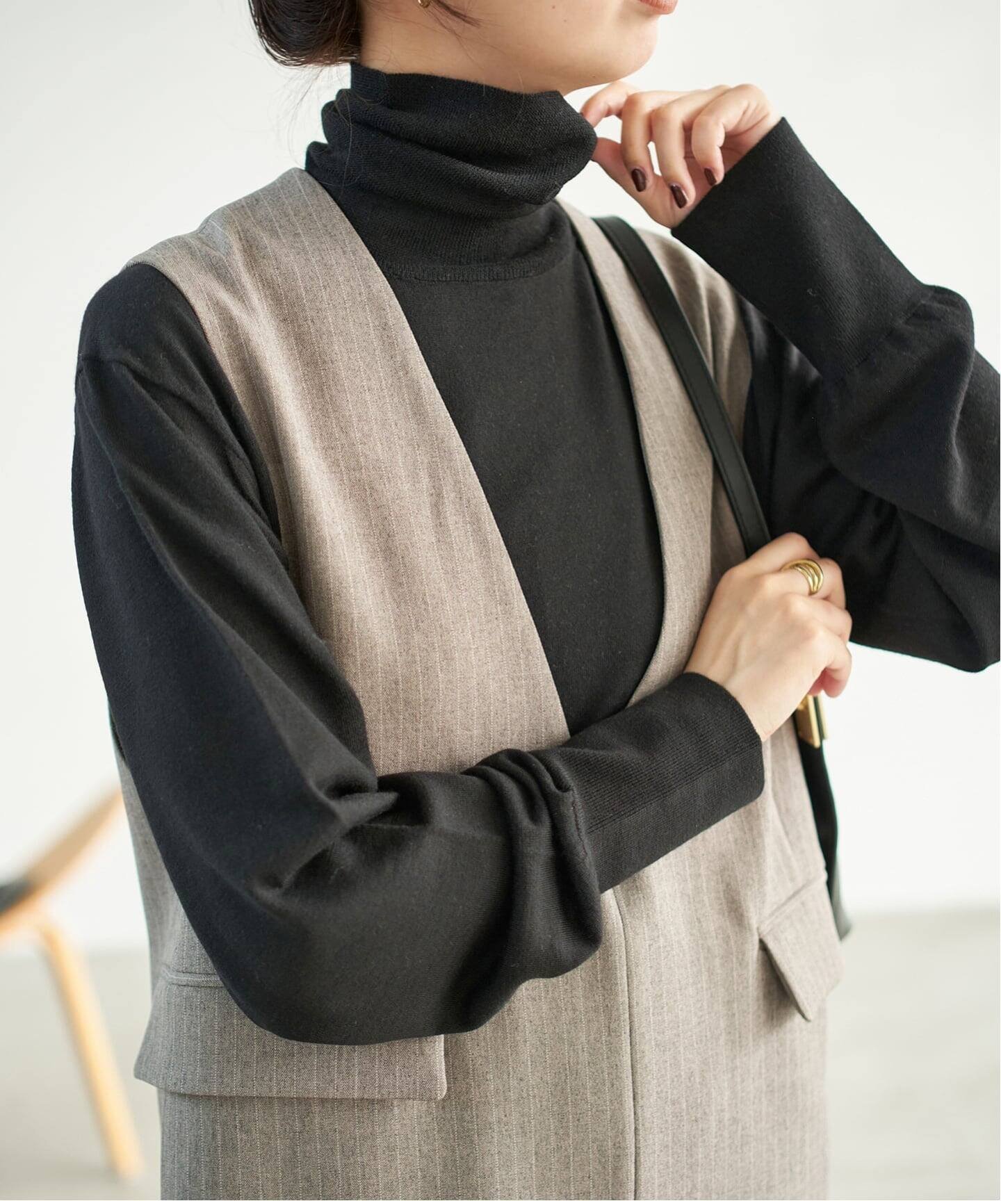 【スピック&スパン/Spick & Span】の《手洗い可 / 追加》18Gタートルネックプルオーバー インテリア・キッズ・メンズ・レディースファッション・服の通販 founy(ファニー) 　ファッション　Fashion　レディースファッション　Fashion for Women　トップス・カットソー　Cut & Sew Tops　カジュアルプルオーバー・ニットトップス　Pullovers & Knit Tops / Casual Pullovers　タートルネック・ハイネックトップス　Turtlenecks & High-Neck Tops　タートル　Turtleneck, Turtle Collar　タートルネック　Turtleneck, High Neck　洗える　Machine Washable　ブラック|ID: prp329100004720559 ipo3291000000034278837