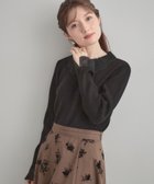 【クチュール ブローチ/Couture Brooch】の【着映え・フェミニン・通勤】レース衿カフス付きリブニット 人気、トレンドファッション・服の通販 founy(ファニー) ファッション Fashion レディースファッション Fashion for Women トップス・カットソー Cut & Sew Tops ニット Knit Tops & Sweaters インナー Innerwear カフス Cuff Design チュール Tulip, Tulip Motif フェミニン Feminine, Girly リブニット Rib Knit, Ribbed Knit レース Lace, Lace Fabric ビジネス 仕事 通勤 Business / Work / Commuting thumbnail ブラック|ID: prp329100004720581 ipo3291000000034112441