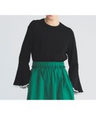 【デミルクス ビームス/Demi-Luxe BEAMS】の【7/17再値下げ】ヤマミチテープ ブラウス 人気、トレンドファッション・服の通販 founy(ファニー) ファッション Fashion レディースファッション Fashion for Women トップス・カットソー Cut & Sew Tops シャツ・ブラウス・オフィスカジュアル Elegant Blouses & Button-Ups アクセサリー Fashion Accessories インナー Innerwear エレガント 上品 Elegant ストレッチ Stretch, Stretchy Fabric スリーブ Sleeve, Long Sleeve / Short Sleeve フレア Flare, Flared thumbnail BLACK|ID: prp329100004720646 ipo3291000000034113047