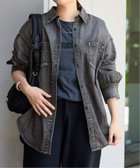 【ジャーナルスタンダード/JOURNAL STANDARD】の《追加3》ライトオンスデニムシャツ 人気、トレンドファッション・服の通販 founy(ファニー) ファッション Fashion レディースファッション Fashion for Women トップス・カットソー Cut & Sew Tops シャツ・ブラウス・オフィスカジュアル Elegant Blouses & Button-Ups デニム Denim, Jeans Material 羽織 Haori, Light Jacket thumbnail ブラック A|ID: prp329100004720855 ipo3291000000034488476
