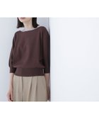 【ナチュラル ビューティー ベーシック/NATURAL BEAUTY BASIC】の総針ベーシックシリーズ バイカラードルマンニット ブラウン×ブルー2|ID: prp329100004720864 ipo3291000000034234707