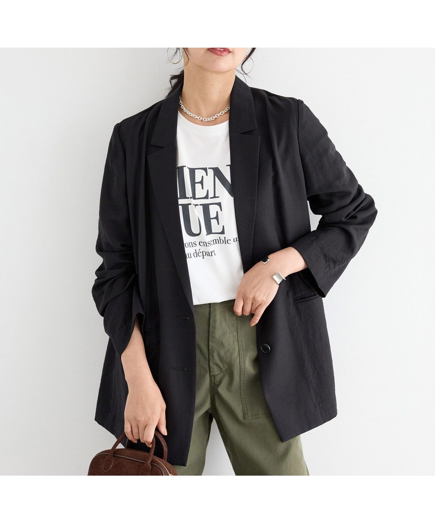 【バンヤードストーム/BARNYARDSTORM】の【『VERY』YouTube紹介アイテム】フィラメントツイルジャケット【WEB限定カラー】 インテリア・キッズ・メンズ・レディースファッション・服の通販 founy(ファニー) 　ファッション　Fashion　レディースファッション　Fashion for Women　アウター　Coat / Outerwear Collection　レディースジャケット・軽アウター　Jackets　ジャケット　Jacket, Outerwear　ボトム　Bottoms, Lower Wear　おすすめ　Recommended / Our Picks　夏　Summer　ブラック19|ID: prp329100004720887 ipo3291000000034498058