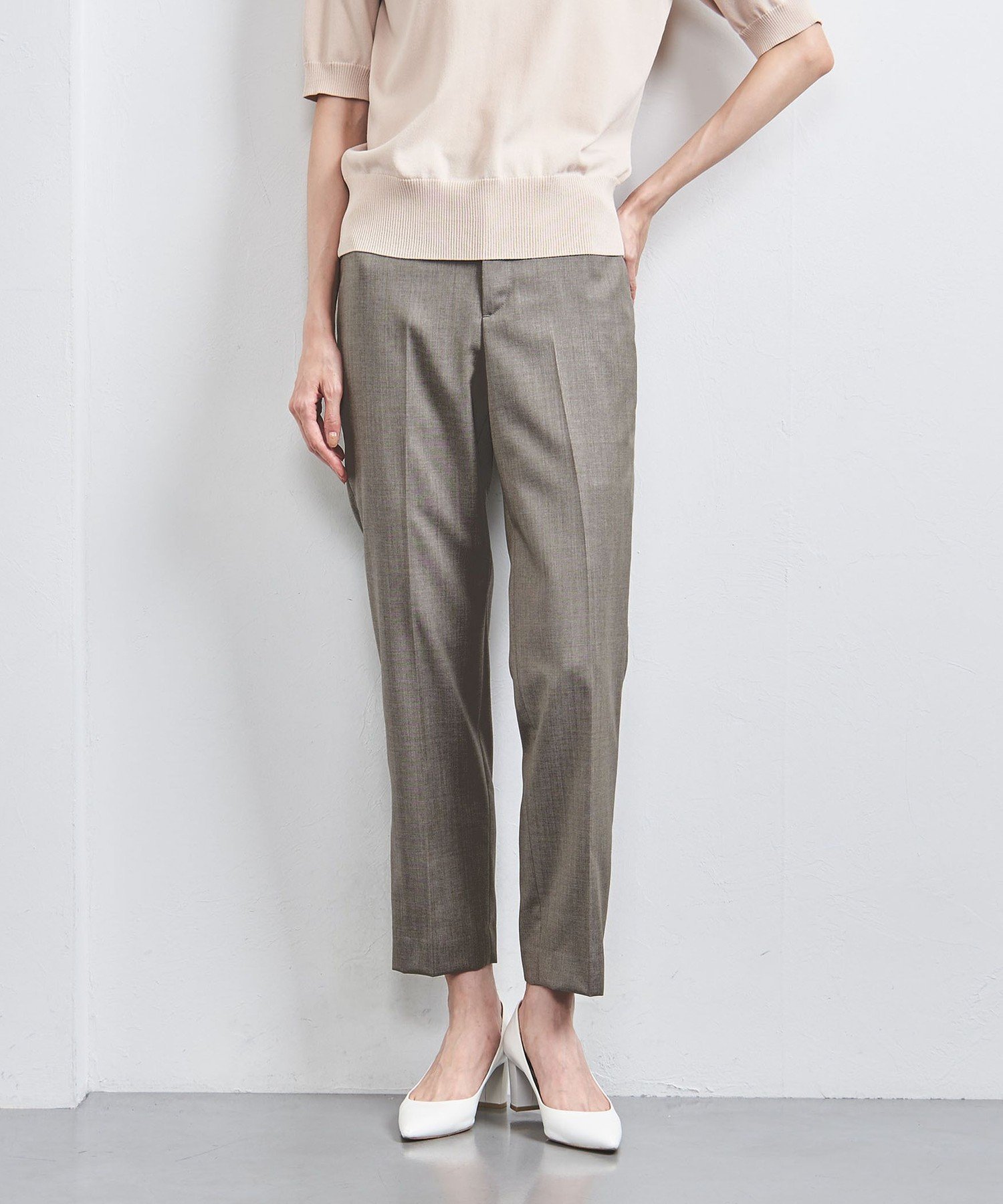 【ユナイテッドアローズ/UNITED ARROWS】のCANONICO テーパード スリム パンツ 人気、トレンドファッション・服の通販 founy(ファニー) 　ファッション　Fashion　レディースファッション　Fashion for Women　パンツ　Pants & Trousers　イタリア　Italy　ジャケット　Jacket, Outerwear　スリム　Slim, Slim Fit　セットアップ　Set-Up, Coordinated Outfit　テーパード　Tapered, Tapered Pants　アウトレット　Outlet / Clearance　おすすめ　Recommended / Our Picks　夏　Summer　エレガント 上品　Elegant　 other-1|ID: prp329100004720904 ipo3291000000034115796