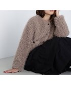 【ナチュラル ビューティー ベーシック/NATURAL BEAUTY BASIC】のカーリーフェイクファージャケット ベージュ|ID: prp329100004720908 ipo3291000000034450959
