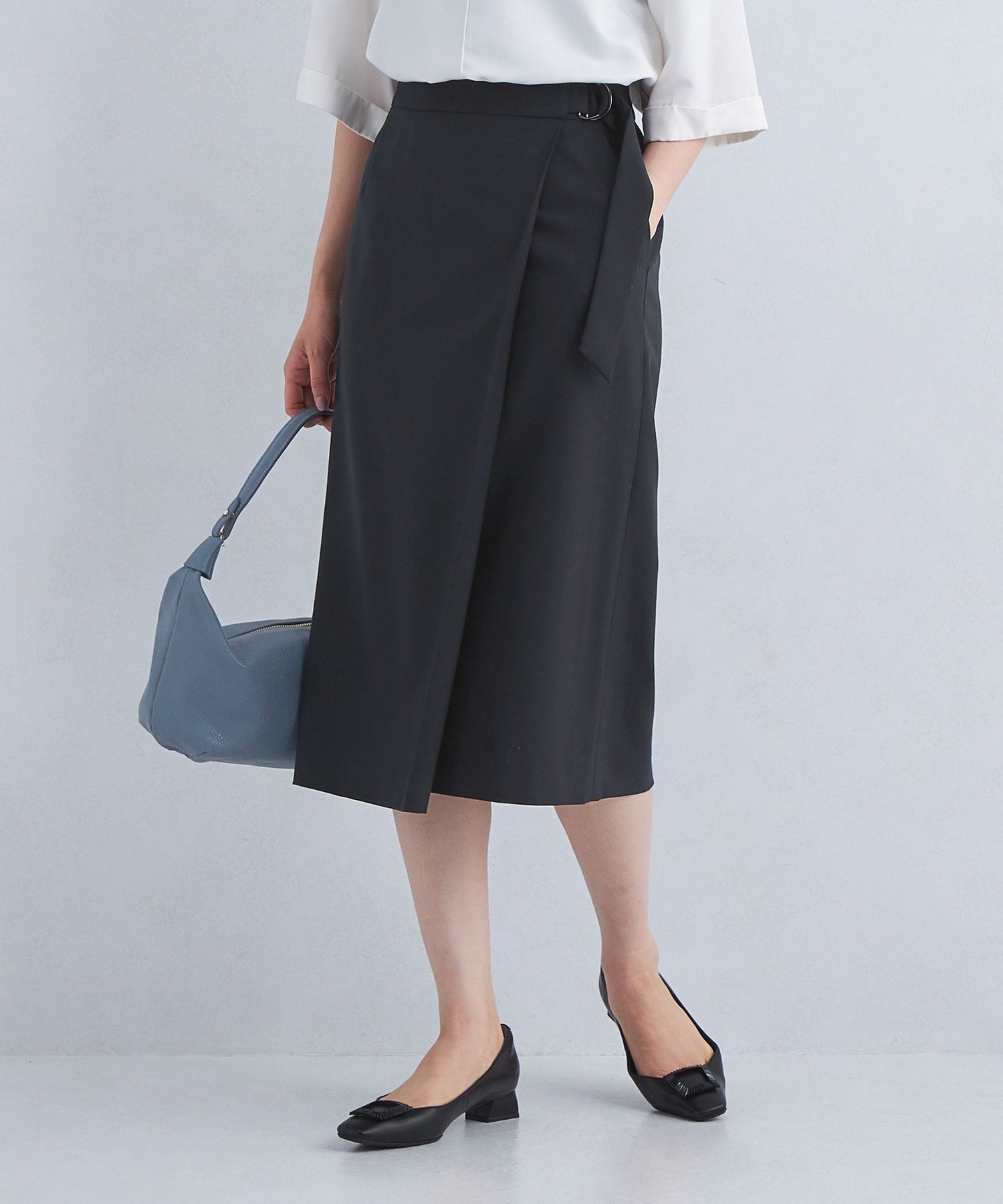 【ユナイテッドアローズ/UNITED ARROWS】のカチリラ タイト スカート No01 -ウォッシャブル・ストレッチ・防シワ- インテリア・キッズ・メンズ・レディースファッション・服の通販 founy(ファニー) 　ファッション　Fashion　レディースファッション　Fashion for Women　スカート　Skirts　秋　Autumn　コンパクト　Compact, Small Size　シンプル　Simple, Minimal　ジャケット　Jacket, Outerwear　ストレッチ　Stretch, Stretchy Fabric　セットアップ　Set-Up, Coordinated Outfit　タイトスカート　Pencil Skirt, Tight Skirt　ダブル　Double, Double-Breasted　定番　Standard, Basic Item　ラップ　Wrap, Wrap Design　リラックス　Relax, Relaxed Fit　アウトレット　Outlet / Clearance　おすすめ　Recommended / Our Picks　ビジネス 仕事 通勤　Business / Work / Commuting　NAVY|ID: prp329100004720951 ipo3291000000034444989