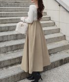 【ジュノア/JUNOAH】の異素材ドッキングバックオープンワンピース 人気、トレンドファッション・服の通販 founy(ファニー) ファッション Fashion レディースファッション Fashion for Women ワンピース Dresses thumbnail ライトベージュ|ID: prp329100004720969 ipo3291000000034116709