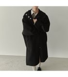 【ルシェル ブルー/LE CIEL BLEU】のフードダブルフェイスコート / Hooded Double-Face Coat ブラック|ID: prp329100004720993 ipo3291000000034478394
