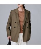 【アンタイトル/UNTITLED】の【セットアップ可】ウールライク ダブルブレストジャケット 人気、トレンドファッション・服の通販 founy(ファニー) ファッション Fashion レディースファッション Fashion for Women アウター Coat / Outerwear Collection レディースジャケット・軽アウター Jackets ジャケット Jacket, Outerwear ストライプ Stripe, Striped Pattern スマート Smart, Elegant セットアップ Set-Up, Coordinated Outfit ダブル Double, Double-Breasted チェック Check, Plaid, Tartan 定番 Standard, Basic Item バルーン Balloon, Balloon Silhouette ボックス Boxy, Box Shape ポケット Pocket, Pocket Detail 無地 Plain, Solid Color おすすめ Recommended / Our Picks thumbnail ブラウン|ID: prp329100004721087 ipo3291000000034117928