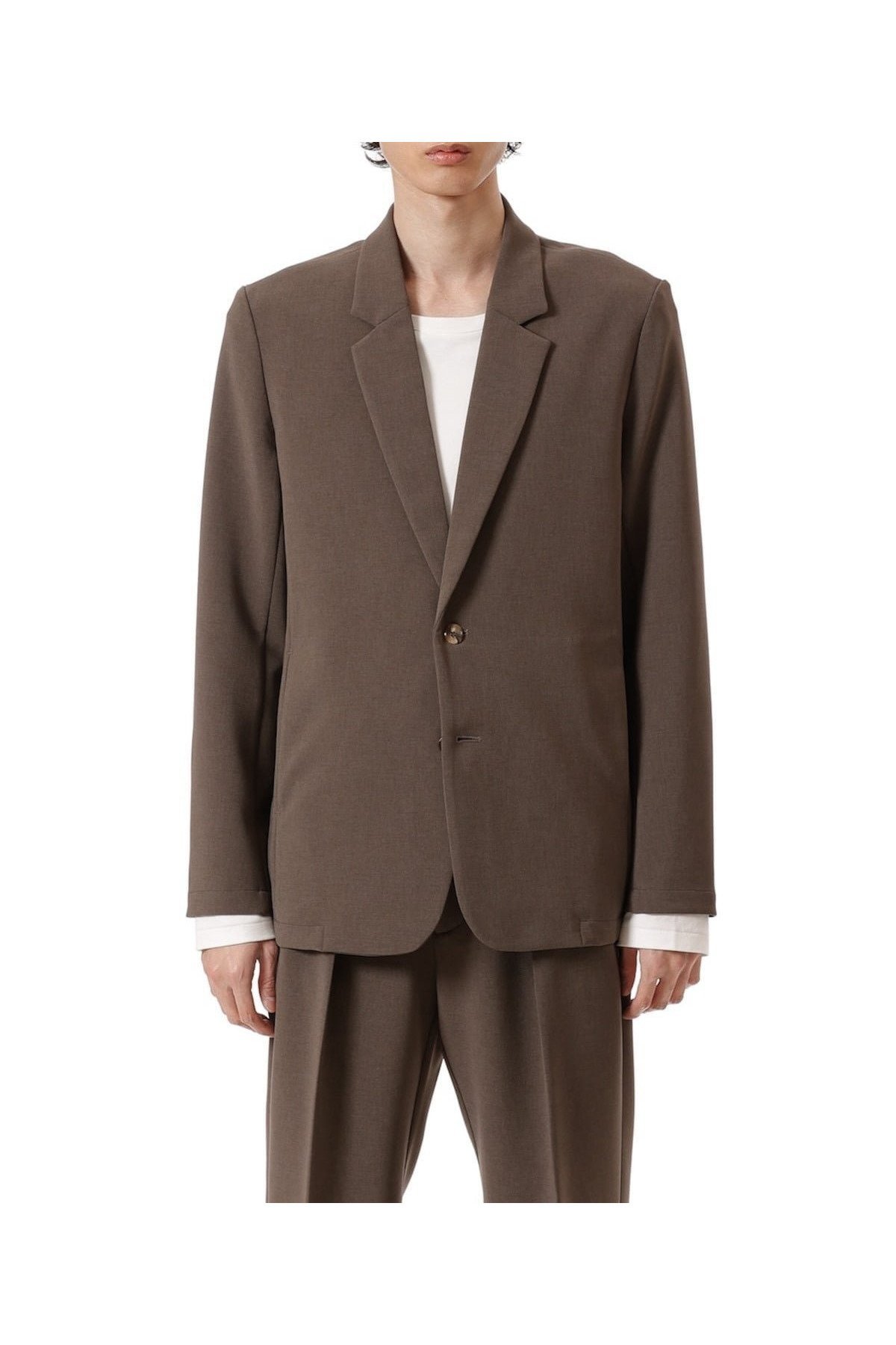 【アタッチメント/ATTACHMENT / MEN】のポリエステルストレッチダブルクロス 2Bジャケット インテリア・キッズ・メンズ・レディースファッション・服の通販 founy(ファニー) 　ファッション　Fashion　メンズファッション　Fashion for Men　ジャケット　Jacket, Outerwear　ストレッチ　Stretch, Stretchy Fabric　メランジ　Melange, Mixed Yarn　定番　Standard, Basic Item　D.KH GRAY|ID: prp329100004721105 ipo3291000000034733742