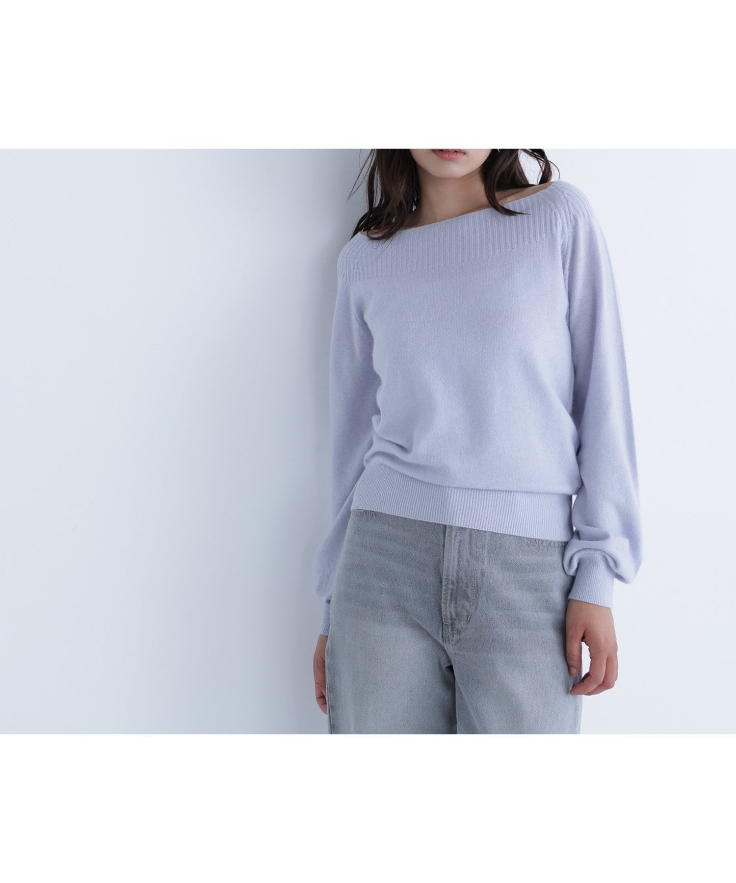 【ナチュラル ビューティー ベーシック/NATURAL BEAUTY BASIC】のFOX混ジェントリーシリーズ ボートネックニット インテリア・キッズ・メンズ・レディースファッション・服の通販 founy(ファニー) 　ファッション　Fashion　レディースファッション　Fashion for Women　トップス・カットソー　Cut & Sew Tops　ニット　Knit Tops & Sweaters　ストレッチ　Stretch, Stretchy Fabric　人気　Popular, Best Seller　冬　Winter / This Winter　定番　Standard, Basic Item　ペールブルー|ID: prp329100004721171 ipo3291000000035073727