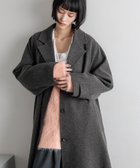 【ローリーズファーム/LOWRYS FARM】のウールライクチェスターコート 人気、トレンドファッション・服の通販 founy(ファニー) ファッション Fashion レディースファッション Fashion for Women アウター Coat / Outerwear Collection コート・ロングコート・ピーコート Long Coats, Peacoats & More チェスターコート・ロング丈アウター Chester Coats / Chesterfield Long Coats アクセサリー Fashion Accessories ウォーム Warm Fabric シンプル Simple, Minimal チェスター Chester, Chester Coat フロント Front, Front Design マフラー Scarf, Muffler thumbnail チャコールグレー|ID: prp329100004721177 ipo3291000000034710321