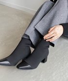 【ランダ/RANDA】の【SUSTAINABLE】ベーシックニットブーツ BLACK|ID: prp329100004721178 ipo3291000000034118879