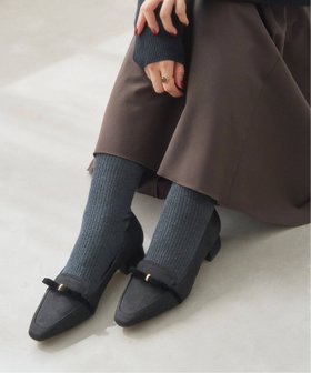 【ル タロン/Le Talon】の3cmフレンチリボンローファー 人気、トレンドファッション・服の通販 founy(ファニー) ファッション Fashion レディースファッション Fashion for Women スクエア Square, Square Shape フレンチ French, French Style フロント Front, Front Design リボン Ribbon, Bow |ID:prp329100004721179