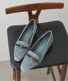 【ル タロン/Le Talon】の3cmフレンチリボンローファー 人気、トレンドファッション・服の通販 founy(ファニー) ファッション Fashion レディースファッション Fashion for Women スクエア Square, Square Shape フレンチ French, French Style フロント Front, Front Design リボン Ribbon, Bow thumbnail グリーン C|ID: prp329100004721179 ipo3291000000034118914