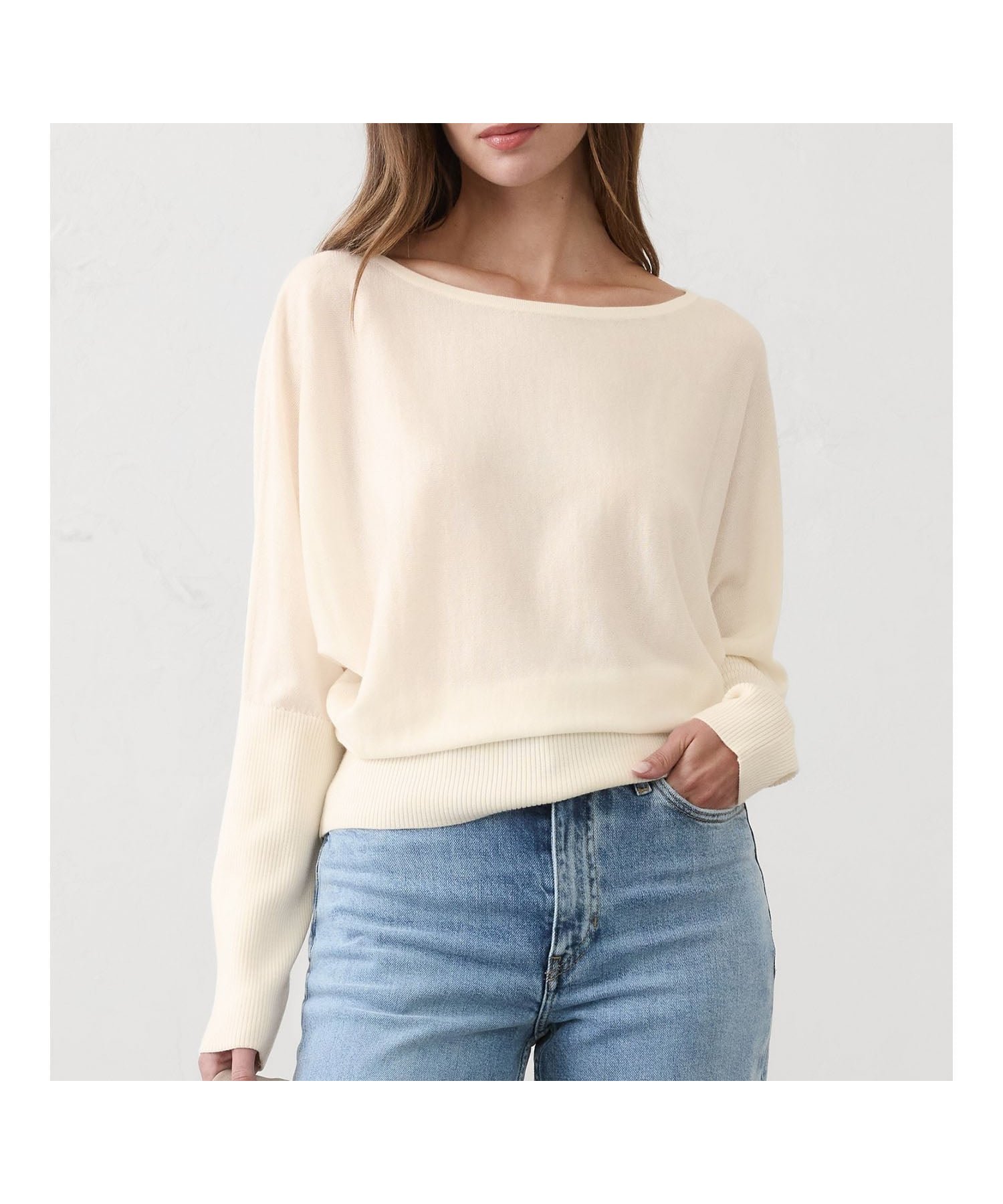 【バナナリパブリック ファクトリーストア/BANANA REPUBLIC FACTORY STORE】のBANANA REPUBLIC FACTORY STORE メリノウール ボートネックセーター インテリア・キッズ・メンズ・レディースファッション・服の通販 founy(ファニー) 　ファッション　Fashion　レディースファッション　Fashion for Women　スカーフ　Scarf, Neckwear　ネックレス　Necklace, Pendant Necklace　SNOW_DAY|ID: prp329100004721228 ipo3291000000034472052