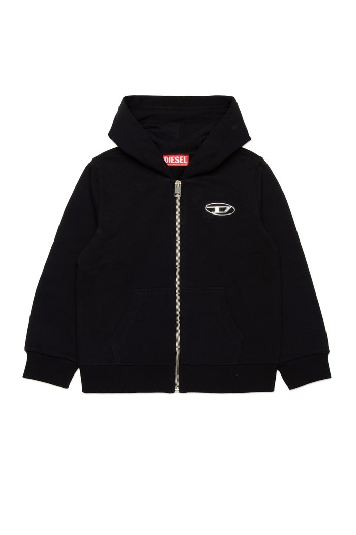 【ディーゼル/DIESEL / KIDS】のキッズ ジップアップパーカー SMACIS インテリア・キッズ・メンズ・レディースファッション・服の通販 founy(ファニー) https://founy.com/ ファッション Fashion キッズファッション Fashion for Kids オーバル Oval Design フィット Fit, Slim Fit フロント Front, Front Design ポケット Pocket, Pocket Detail メタル Metal, Metal Parts |ID: prp329100004721242 ipo3291000000034119686