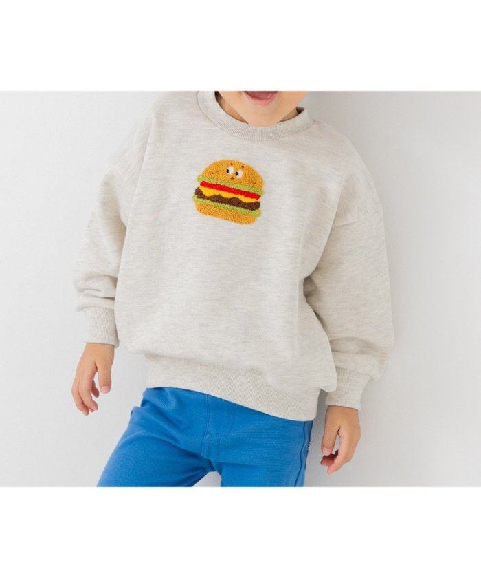 【チルツー/chil2 / KIDS】の綿100% サガラ刺繍裏毛トレーナー インテリア・キッズ・メンズ・レディースファッション・服の通販 founy(ファニー) https://founy.com/ ファッション Fashion キッズファッション Fashion for Kids イラスト Illustration トレーナー Sweatshirt, Trainer モチーフ Motif, Design Theme |ID: prp329100004721245 ipo3291000000034119699