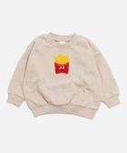 【チルツー/chil2 / KIDS】の綿100% サガラ刺繍裏毛トレーナー Cポテト/クリーム|ID: prp329100004721245 ipo3291000000034119704