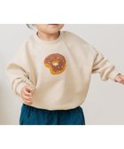 【チルツー/chil2 / KIDS】の綿100% サガラ刺繍裏毛トレーナー Jドーナツ/クリーム|ID: prp329100004721245 ipo3291000000034119712