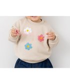 【チルツー/chil2 / KIDS】の綿100% サガラ刺繍裏毛トレーナー Kフラワー/クリーム|ID: prp329100004721245 ipo3291000000034119713