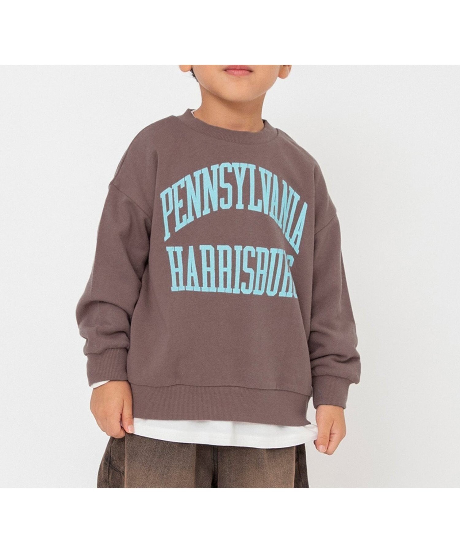 【エフオー オンラインストア/F.O.Online Store / KIDS】のWEB限定 カレッジバリエーショントレーナー インテリア・キッズ・メンズ・レディースファッション・服の通販 founy(ファニー) 　ファッション　Fashion　キッズファッション　Fashion for Kids　2025年　2025　2025-2026秋冬・A/W　Autumn/Winter 2025–26 AW25–26　トレーナー　Sweatshirt, Trainer　人気　Popular, Best Seller　ブラウン|ID: prp329100004721249 ipo3291000000034119753