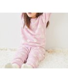 【デビロック/devirock / KIDS】のガールズ もこもこフリース パジャマ 長袖パジャマ ルームウェア 長袖 25AW 007-フラワー-ピンク|ID: prp329100004721253 ipo3291000000034119789