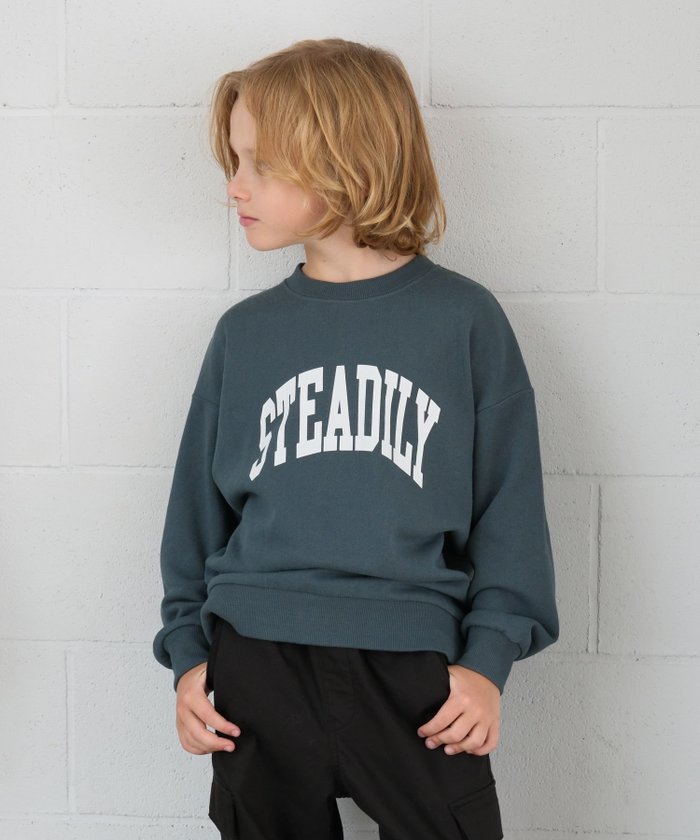 【グローバルワーク/GLOBAL WORK / KIDS】のヘビロテスウェットプリント長袖/キッズ/579709 インテリア・キッズ・メンズ・レディースファッション・服の通販 founy(ファニー) https://founy.com/ ファッション Fashion キッズファッション Fashion for Kids プリント Print, Printed Pattern ワンポイント One Point, Statement Accent 長袖 Long Sleeve, Full Sleeve |ID: prp329100004721263 ipo3291000000034720931