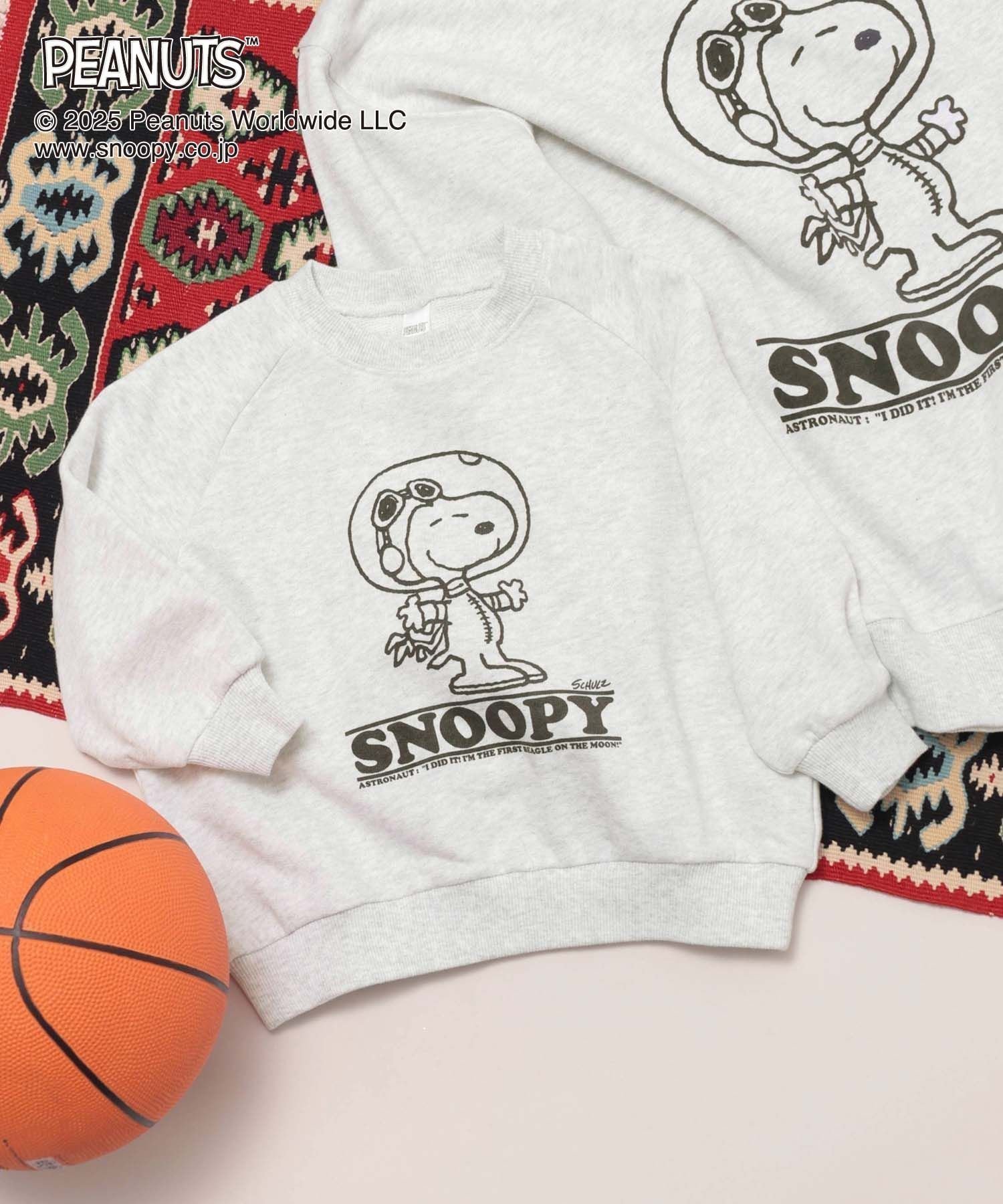 【グローバルワーク/GLOBAL WORK / KIDS】のPEANUTS/スウェット/キッズ/593417 インテリア・キッズ・メンズ・レディースファッション・服の通販 founy(ファニー) 　ファッション　Fashion　キッズファッション　Fashion for Kids　インナー　Innerwear　スウェット / スエット　Sweatshirt, Sweatwear　プリント　Print, Printed Pattern　グレー/アストロノーツSnoopy15|ID: prp329100004721264 ipo3291000000034119973