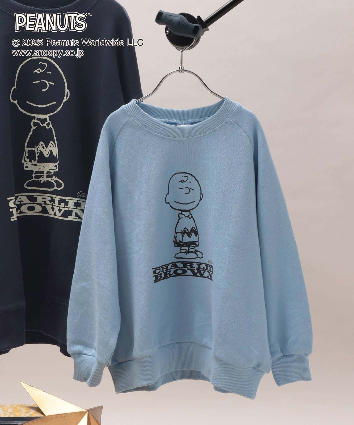【グローバルワーク/GLOBAL WORK / KIDS】のPEANUTS/スウェット/キッズ/593417 インテリア・キッズ・メンズ・レディースファッション・服の通販 founy(ファニー) 　ファッション　Fashion　キッズファッション　Fashion for Kids　インナー　Innerwear　スウェット / スエット　Sweatshirt, Sweatwear　プリント　Print, Printed Pattern　ブルー/チャーリー・ブラウン81|ID: prp329100004721264 ipo3291000000034119974