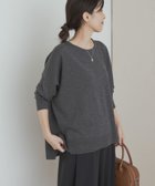 【アーバンリサーチ ドアーズ/URBAN RESEARCH DOORS】のウォッシャブルウールワイドプルオーバー 人気、トレンドファッション・服の通販 founy(ファニー) ファッション Fashion レディースファッション Fashion for Women トップス・カットソー Cut & Sew Tops カジュアルプルオーバー・ニットトップス Pullovers & Knit Tops / Casual Pullovers 2025年 2025 2025-2026秋冬・A/W Autumn/Winter 2025–26 AW25–26 冬 Winter / This Winter おすすめ Recommended / Our Picks なめらか Smooth, Silky Texture スリット Slit, Slit Detail フロント Front, Front Design ベーシック Basic, Essential ワイド Wide, Wide Fit エレガント 上品 Elegant 洗える Machine Washable A/W・秋冬 Autumn/Winter thumbnail 杢CHARCOAL|ID: prp329100004721281 ipo3291000000034417532