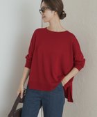 【アーバンリサーチ ドアーズ/URBAN RESEARCH DOORS】のウォッシャブルウールワイドプルオーバー 人気、トレンドファッション・服の通販 founy(ファニー) ファッション Fashion レディースファッション Fashion for Women トップス・カットソー Cut & Sew Tops カジュアルプルオーバー・ニットトップス Pullovers & Knit Tops / Casual Pullovers 2025年 2025 2025-2026秋冬・A/W Autumn/Winter 2025–26 AW25–26 冬 Winter / This Winter おすすめ Recommended / Our Picks なめらか Smooth, Silky Texture スリット Slit, Slit Detail フロント Front, Front Design ベーシック Basic, Essential ワイド Wide, Wide Fit エレガント 上品 Elegant 洗える Machine Washable A/W・秋冬 Autumn/Winter thumbnail D/RED|ID: prp329100004721281 ipo3291000000034417536