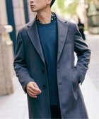 【エディフィス/EDIFICE / MEN】のSUPER 140 s ウール / カシミヤ チェスターコート 人気、トレンドファッション・服の通販 founy(ファニー) ファッション Fashion メンズファッション Fashion for Men スマート Smart, Elegant チェスターコート Chester Coat, Long Coat 定番 Standard, Basic Item フィット Fit, Slim Fit フォルム Silhouette, Form フォーマル Formal, Dressy モダン Modern, Contemporary ラグジュアリー Luxury, Elegant リラックス Relax, Relaxed Fit 冬 Winter / This Winter ビジネス 仕事 通勤 Business / Work / Commuting thumbnail グレー|ID: prp329100004721315 ipo3291000000034581502
