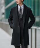 【エディフィス/EDIFICE / MEN】のSUPER 140 s ウール / カシミヤ チェスターコート 人気、トレンドファッション・服の通販 founy(ファニー) ファッション Fashion メンズファッション Fashion for Men スマート Smart, Elegant チェスターコート Chester Coat, Long Coat 定番 Standard, Basic Item フィット Fit, Slim Fit フォルム Silhouette, Form フォーマル Formal, Dressy モダン Modern, Contemporary ラグジュアリー Luxury, Elegant リラックス Relax, Relaxed Fit 冬 Winter / This Winter ビジネス 仕事 通勤 Business / Work / Commuting thumbnail ブラック|ID: prp329100004721315 ipo3291000000034581505