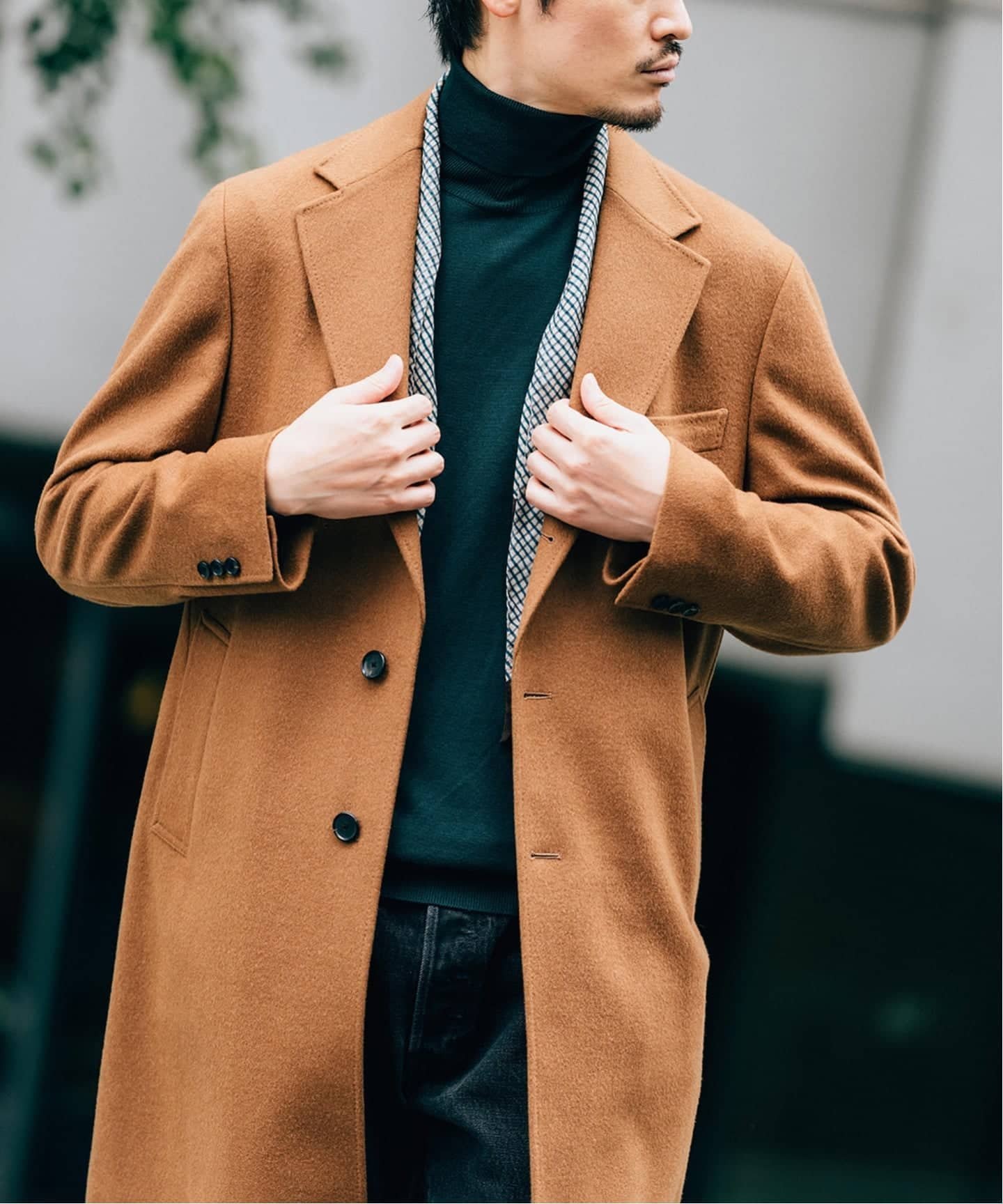 【エディフィス/EDIFICE / MEN】のSUPER 140 s ウール / カシミヤ チェスターコート インテリア・キッズ・メンズ・レディースファッション・服の通販 founy(ファニー) 　ファッション　Fashion　メンズファッション　Fashion for Men　スマート　Smart, Elegant　チェスターコート　Chester Coat, Long Coat　定番　Standard, Basic Item　フィット　Fit, Slim Fit　フォルム　Silhouette, Form　フォーマル　Formal, Dressy　モダン　Modern, Contemporary　ラグジュアリー　Luxury, Elegant　リラックス　Relax, Relaxed Fit　冬　Winter / This Winter　ビジネス 仕事 通勤　Business / Work / Commuting　ブラウン|ID: prp329100004721315 ipo3291000000034581507