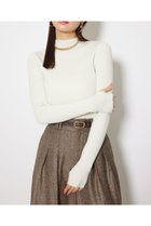 【リエンダ/rienda】のサムホール付きウォッシャブルハイネックニットトップス 人気、トレンドファッション・服の通販 founy(ファニー) ファッション Fashion レディースファッション Fashion for Women トップス・カットソー Cut & Sew Tops ニット Knit Tops & Sweaters コンパクト Compact, Small Size ハイネック High Neck, Mock Neck ベーシック Basic, Essential 再入荷 Restock / Back in Stock thumbnail WHT|ID: prp329100004721340 ipo3291000000034622740
