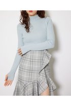 【リエンダ/rienda】のサムホール付きウォッシャブルハイネックニットトップス 人気、トレンドファッション・服の通販 founy(ファニー) ファッション Fashion レディースファッション Fashion for Women トップス・カットソー Cut & Sew Tops ニット Knit Tops & Sweaters コンパクト Compact, Small Size ハイネック High Neck, Mock Neck ベーシック Basic, Essential 再入荷 Restock / Back in Stock thumbnail L/BLU1|ID: prp329100004721340 ipo3291000000034622745