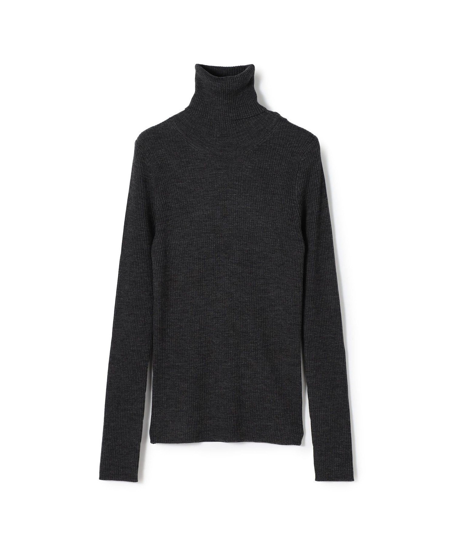【トゥモローランド/TOMORROWLAND】のプルミエールウールリブ タートルネックプルオーバー インテリア・キッズ・メンズ・レディースファッション・服の通販 founy(ファニー) 　ファッション　Fashion　レディースファッション　Fashion for Women　トップス・カットソー　Cut & Sew Tops　カジュアルプルオーバー・ニットトップス　Pullovers & Knit Tops / Casual Pullovers　タートルネック・ハイネックトップス　Turtlenecks & High-Neck Tops　インナー　Innerwear　コンパクト　Compact, Small Size　スリーブ　Sleeve, Long Sleeve / Short Sleeve　タートルネック　Turtleneck, High Neck　ベーシック　Basic, Essential　定番　Standard, Basic Item　17 チャコールグレー|ID: prp329100004721343 ipo3291000000034780423