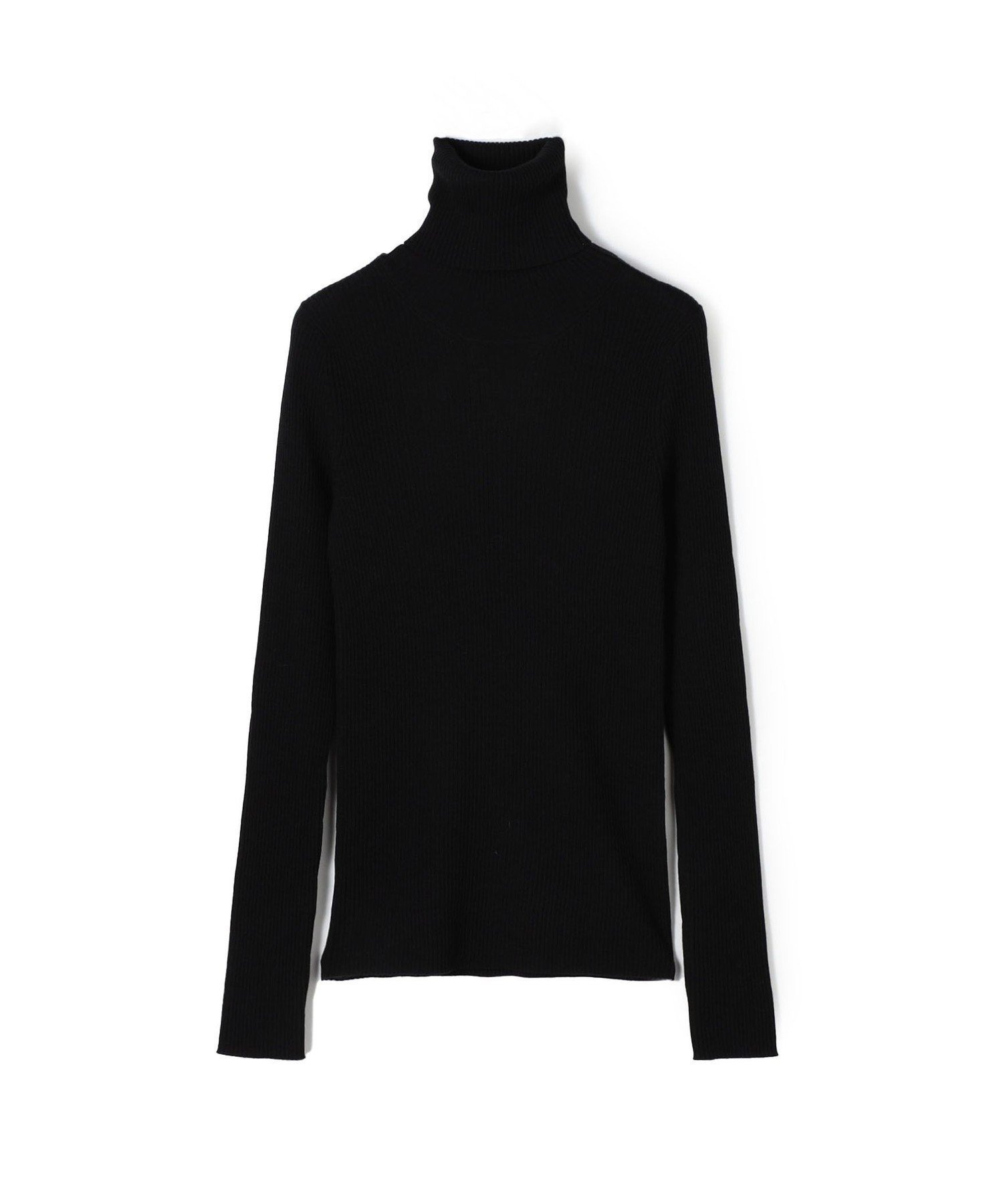 【トゥモローランド/TOMORROWLAND】のプルミエールウールリブ タートルネックプルオーバー インテリア・キッズ・メンズ・レディースファッション・服の通販 founy(ファニー) 　ファッション　Fashion　レディースファッション　Fashion for Women　トップス・カットソー　Cut & Sew Tops　カジュアルプルオーバー・ニットトップス　Pullovers & Knit Tops / Casual Pullovers　タートルネック・ハイネックトップス　Turtlenecks & High-Neck Tops　インナー　Innerwear　コンパクト　Compact, Small Size　スリーブ　Sleeve, Long Sleeve / Short Sleeve　タートルネック　Turtleneck, High Neck　ベーシック　Basic, Essential　定番　Standard, Basic Item　19 ブラック|ID: prp329100004721343 ipo3291000000034780426