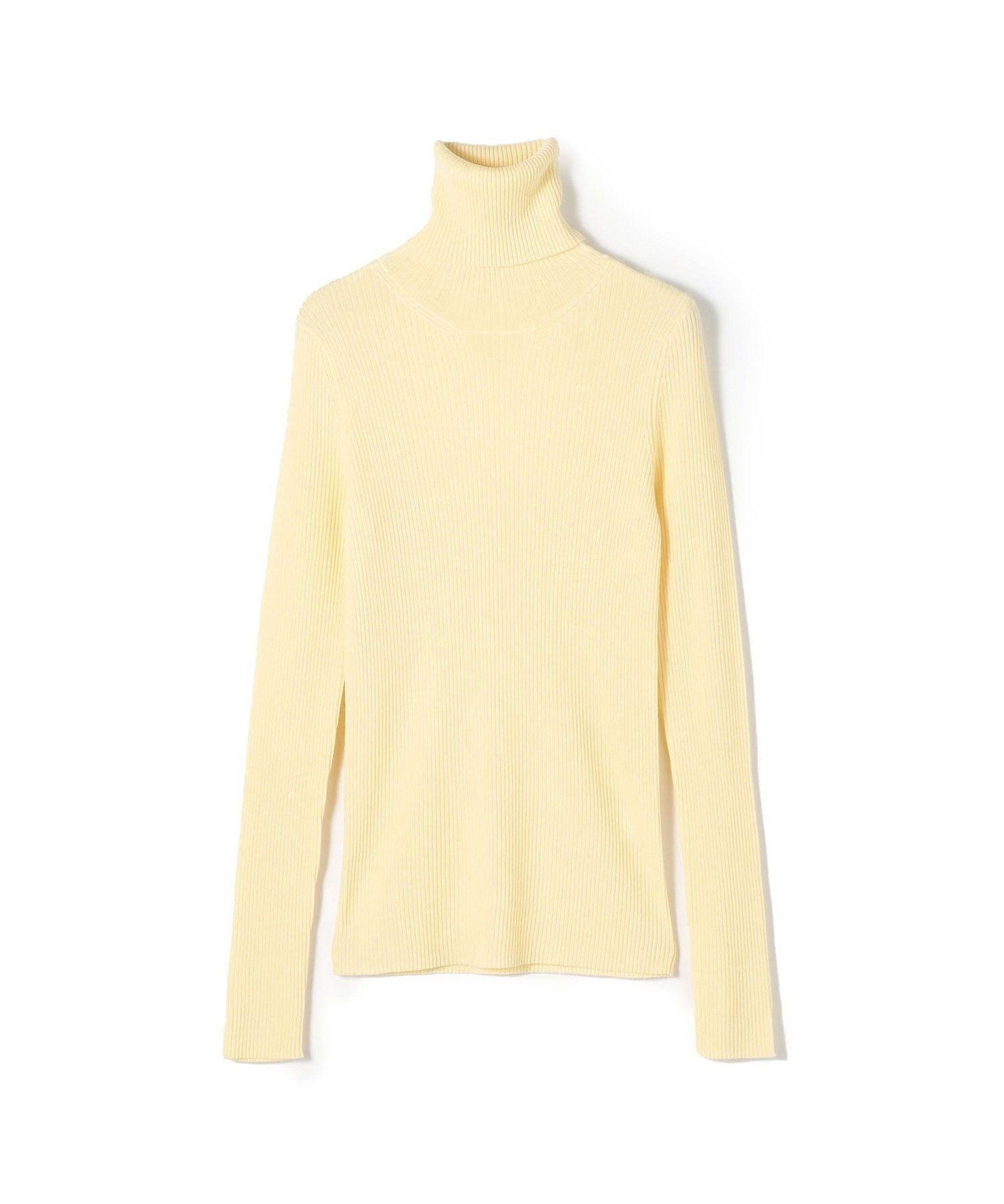 【トゥモローランド/TOMORROWLAND】のプルミエールウールリブ タートルネックプルオーバー インテリア・キッズ・メンズ・レディースファッション・服の通販 founy(ファニー) 　ファッション　Fashion　レディースファッション　Fashion for Women　トップス・カットソー　Cut & Sew Tops　カジュアルプルオーバー・ニットトップス　Pullovers & Knit Tops / Casual Pullovers　タートルネック・ハイネックトップス　Turtlenecks & High-Neck Tops　インナー　Innerwear　コンパクト　Compact, Small Size　スリーブ　Sleeve, Long Sleeve / Short Sleeve　タートルネック　Turtleneck, High Neck　ベーシック　Basic, Essential　定番　Standard, Basic Item　21 ライトイエロー|ID: prp329100004721343 ipo3291000000034780428