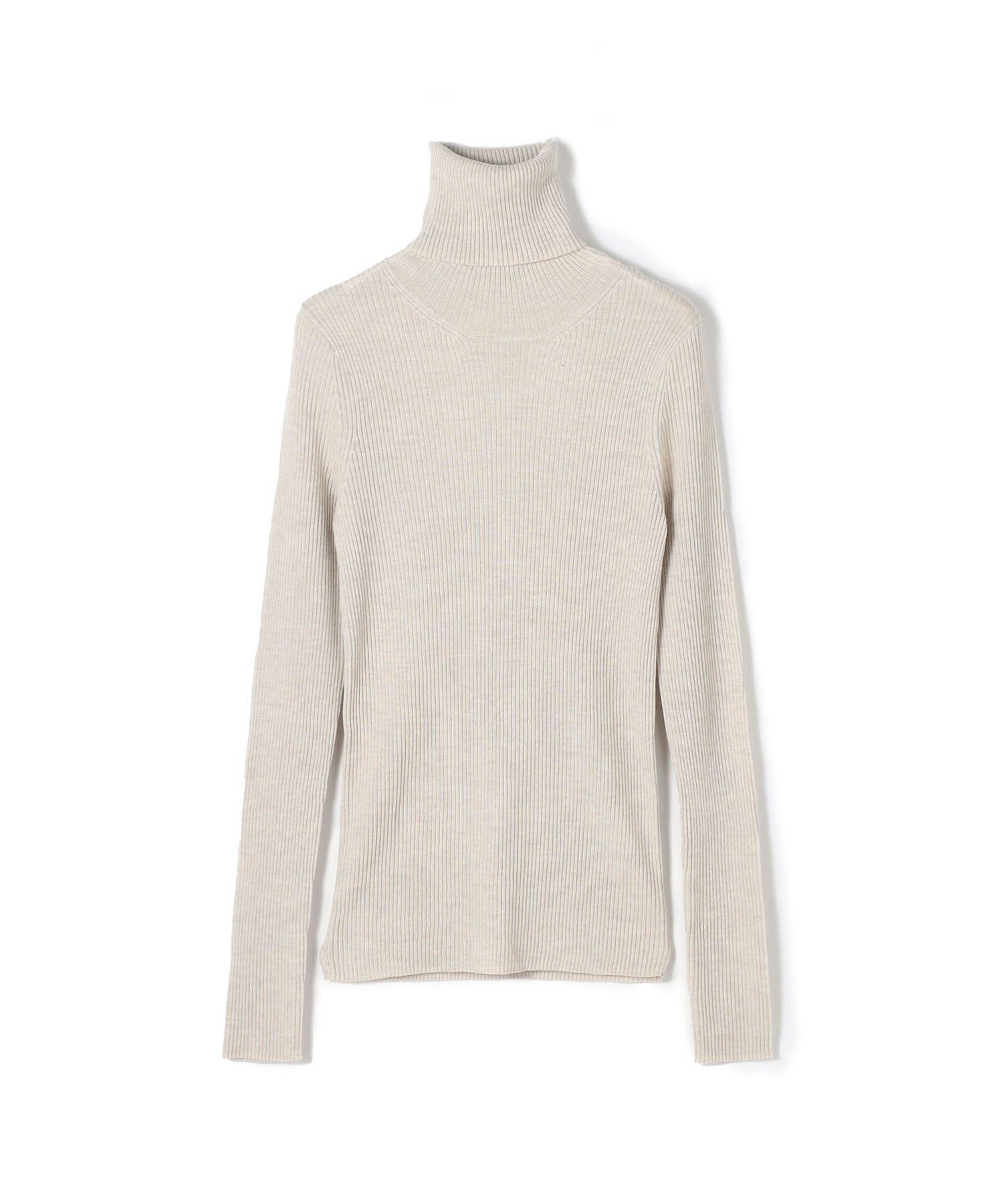 【トゥモローランド/TOMORROWLAND】のプルミエールウールリブ タートルネックプルオーバー インテリア・キッズ・メンズ・レディースファッション・服の通販 founy(ファニー) 　ファッション　Fashion　レディースファッション　Fashion for Women　トップス・カットソー　Cut & Sew Tops　カジュアルプルオーバー・ニットトップス　Pullovers & Knit Tops / Casual Pullovers　タートルネック・ハイネックトップス　Turtlenecks & High-Neck Tops　インナー　Innerwear　コンパクト　Compact, Small Size　スリーブ　Sleeve, Long Sleeve / Short Sleeve　タートルネック　Turtleneck, High Neck　ベーシック　Basic, Essential　定番　Standard, Basic Item　41 ライトベージュ|ID: prp329100004721343 ipo3291000000034780431