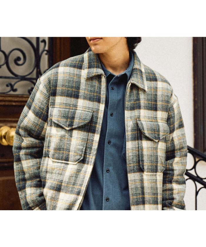 【ニコアンド/niko and / MEN】の【PENDLETON(ペンドルトン)】別注 ZIP CPO JACKET インテリア・キッズ・メンズ・レディースファッション・服の通販 founy(ファニー) https://founy.com/ ファッション Fashion メンズファッション Fashion for Men キルト Quilt, Quilted Fabric ジャケット Jacket, Outerwear スウェット / スエット Sweatshirt, Sweatwear チェック Check, Plaid, Tartan デニム Denim, Jeans Material パーカー Hoodie, Parka フロント Front, Front Design ブランケット Blanket, Throw Blanket 別注 Limited Edition, Custom Order リラックス Relax, Relaxed Fit A/W・秋冬 Autumn/Winter 冬 Winter / This Winter おすすめ Recommended / Our Picks 2025年 2025 2025-2026秋冬・A/W Autumn/Winter 2025–26 AW25–26 |ID: prp329100004721356 ipo3291000000034198101