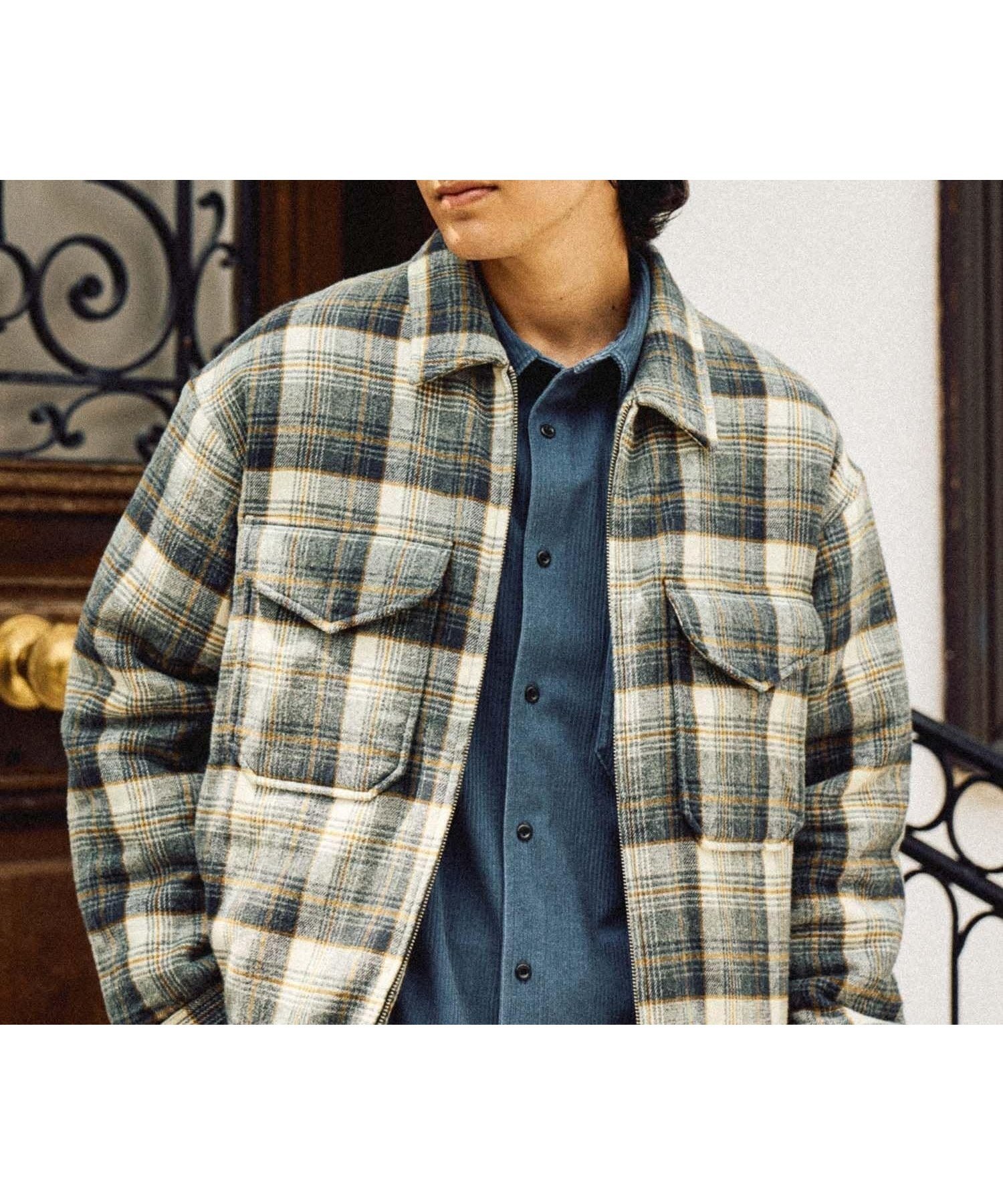 【ニコアンド/niko and / MEN】の【PENDLETON(ペンドルトン)】別注 ZIP CPO JACKET 人気、トレンドファッション・服の通販 founy(ファニー) 　ファッション　Fashion　メンズファッション　Fashion for Men　キルト　Quilt, Quilted Fabric　ジャケット　Jacket, Outerwear　スウェット / スエット　Sweatshirt, Sweatwear　チェック　Check, Plaid, Tartan　デニム　Denim, Jeans Material　パーカー　Hoodie, Parka　フロント　Front, Front Design　ブランケット　Blanket, Throw Blanket　別注　Limited Edition, Custom Order　リラックス　Relax, Relaxed Fit　A/W・秋冬　Autumn/Winter　冬　Winter / This Winter　おすすめ　Recommended / Our Picks　2025年　2025　2025-2026秋冬・A/W　Autumn/Winter 2025–26 AW25–26　 other-1|ID: prp329100004721356 ipo3291000000034198101