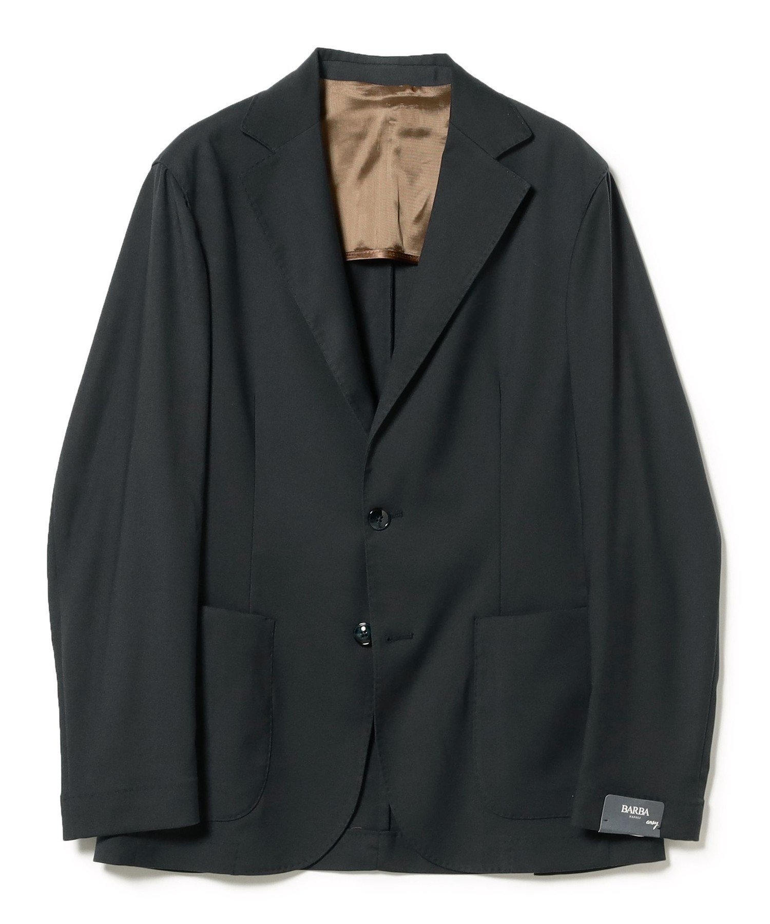 【ビームス/BEAMS / MEN】の【別注】BARBA / ミックスファブリック サージ ジャケット インテリア・キッズ・メンズ・レディースファッション・服の通販 founy(ファニー) 　ファッション　Fashion　メンズファッション　Fashion for Men　エレガント 上品　Elegant　カッティング　Cutting Detail　クラシック　Classic, Timeless Style　シンプル　Simple, Minimal　ジャケット　Jacket, Outerwear　ストレッチ　Stretch, Stretchy Fabric　トレンド　Trend, Trending Now　定番　Standard, Basic Item　ハンド　Hand, Handmade　パターン　Pattern, Design Print　パッチ　Patch, Appliqué　フロント　Front, Front Design　ポケット　Pocket, Pocket Detail　別注　Limited Edition, Custom Order　モダン　Modern, Contemporary　ラウンド　Round, Round Neck　NAVY/76|ID: prp329100004721380 ipo3291000000034121111