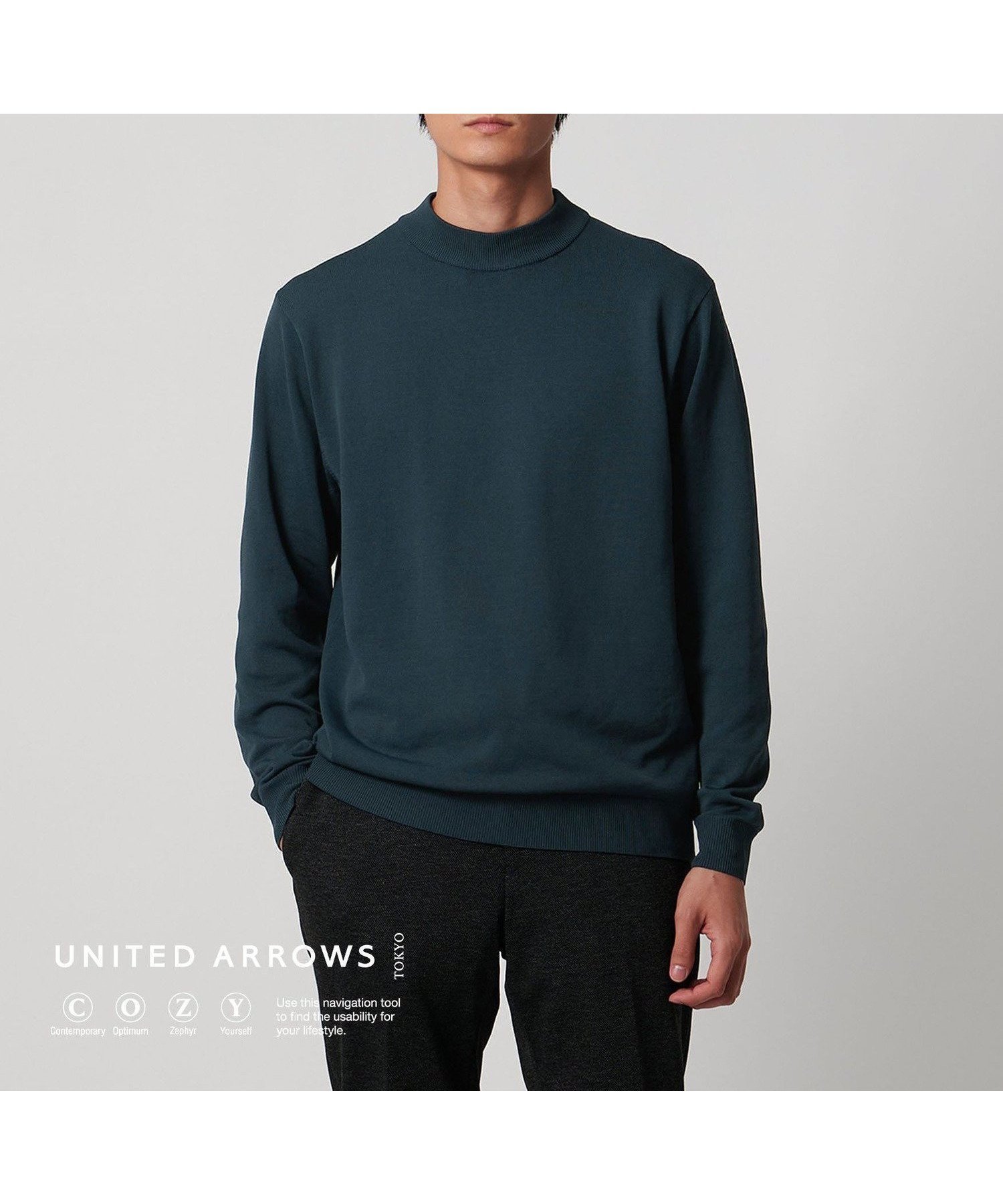【ユナイテッドアローズ/UNITED ARROWS / MEN】のモックネックニット UA COZY ウォッシャブル インテリア・キッズ・メンズ・レディースファッション・服の通販 founy(ファニー)  ファッション Fashion メンズファッション Fashion for Men インナー Innerwear ウォッシャブル Machine Washable 洗える Machine Washable スタンダード Standard, Basic ストレッチ Stretch, Stretchy Fabric セットアップ Set-Up, Coordinated Outfit バランス Balance, Style Balance ポロシャツ Polo Shirt, Collared Tee リラックス Relax, Relaxed Fit おすすめ Recommended / Our Picks エレガント 上品 Elegant ビジネス 仕事 通勤 Business / Work / Commuting ROYAL|ID: prp329100004721382 ipo3291000000034351529